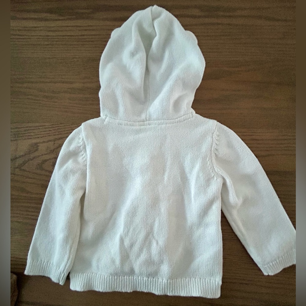 Carter's Baby Unisex Cardigan Sweater White Size 9m